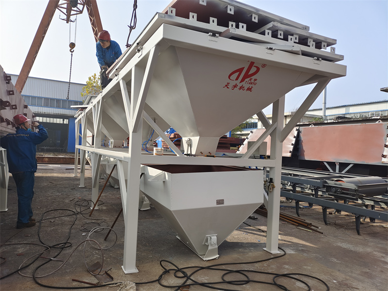 Stationary Hzs 75 Concrete Batching Plant