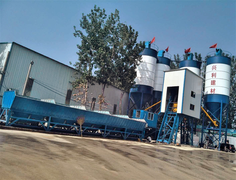 Concrete Batching Plant 120m3/h Stationary Type