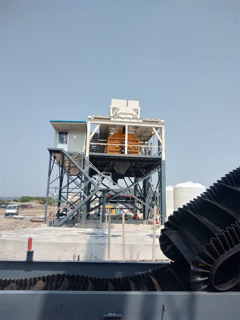 Stationary HLS240 Wet Concrete Batching Plant