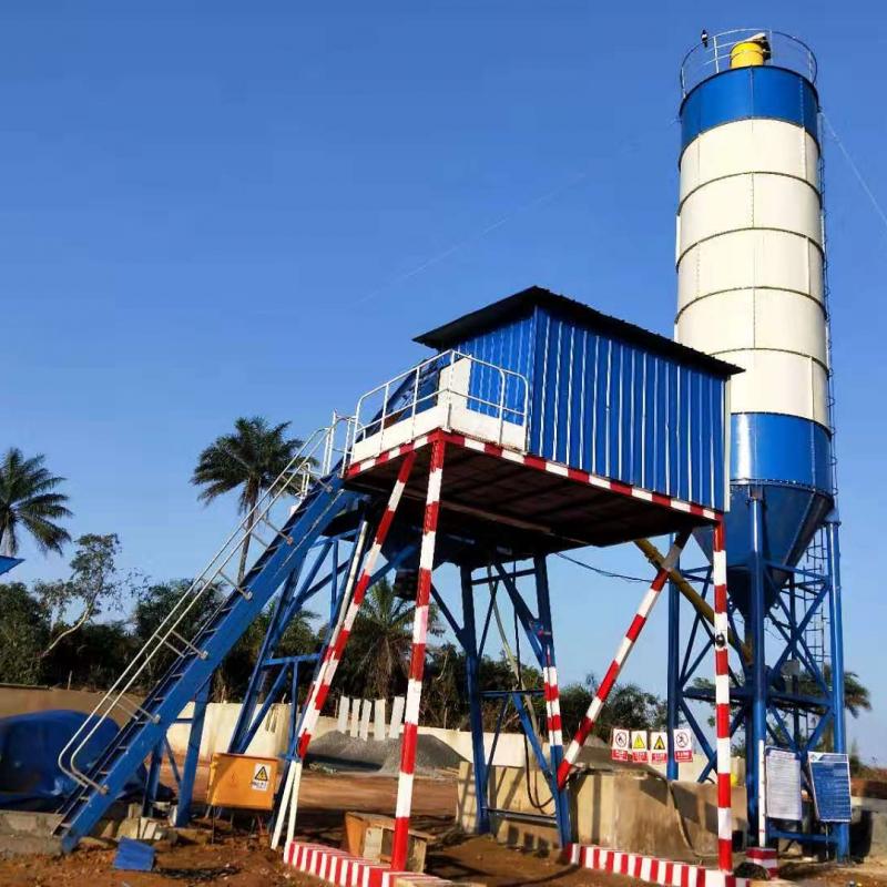 Skip Hoist Type Concrete Batching Plant